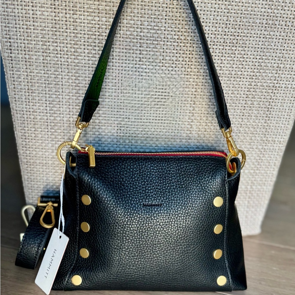 NWT Hammitt Bryant Medium Black with Brushed Gold Hardware